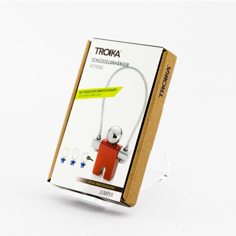 Troika Jumper, Keychain in A Red Finish