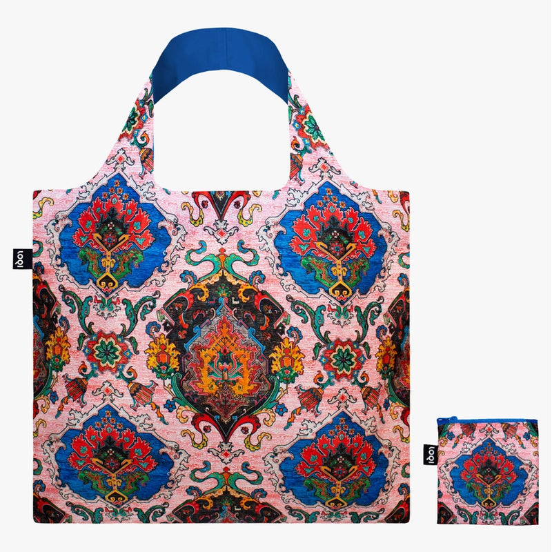 Decorative Art Tapestry Tea Rose Recycled Bag