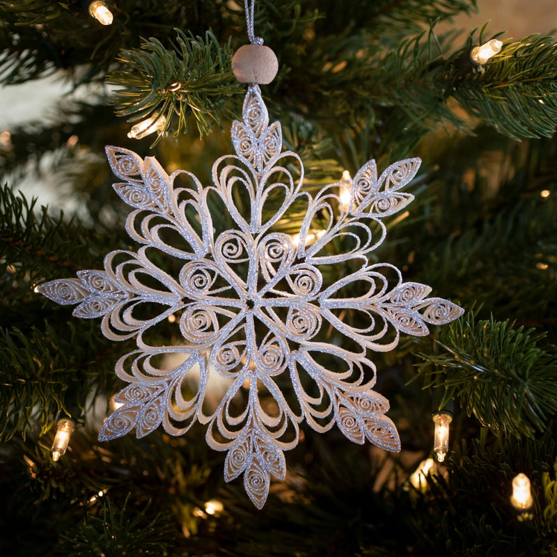 Quilling Snowflake "Frostine" Silver