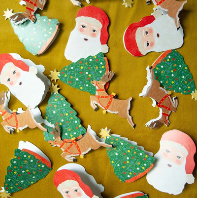 Christmas Tree Mini Cards- Box of 6