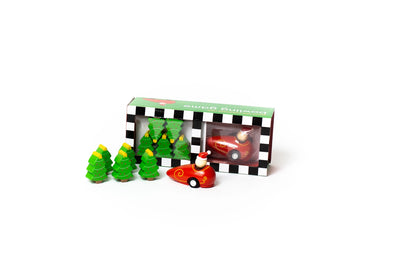 Santa & Christmas Tree Bowling Game