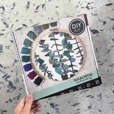 DIY Embroidery Kit, Eucalyptus