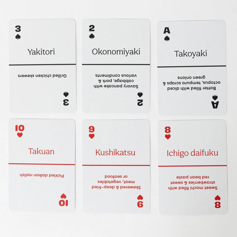 Japanese Street Food Playing Cards