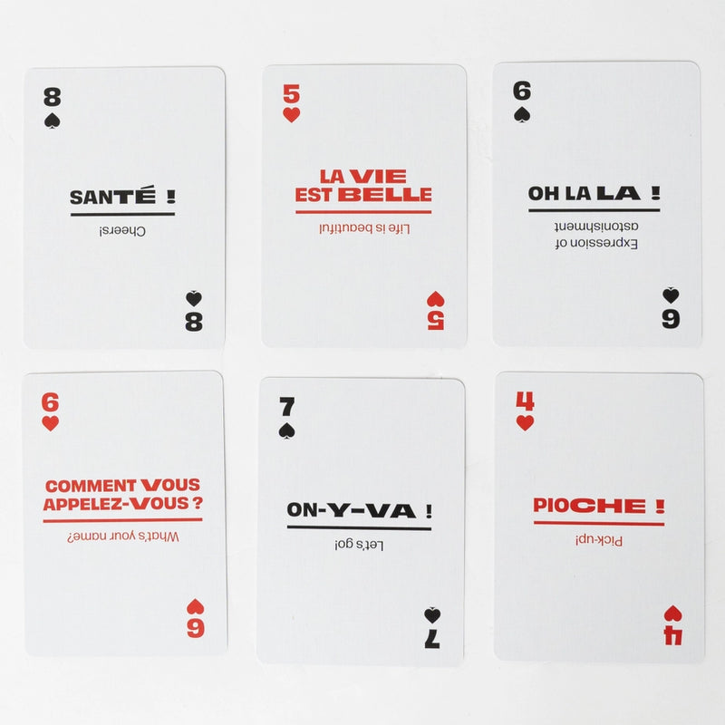 French Travel Playing Cards