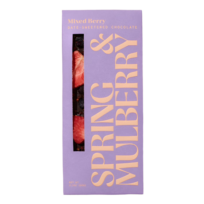 Mixed Berry Date-Sweetened Dark Chocolate
