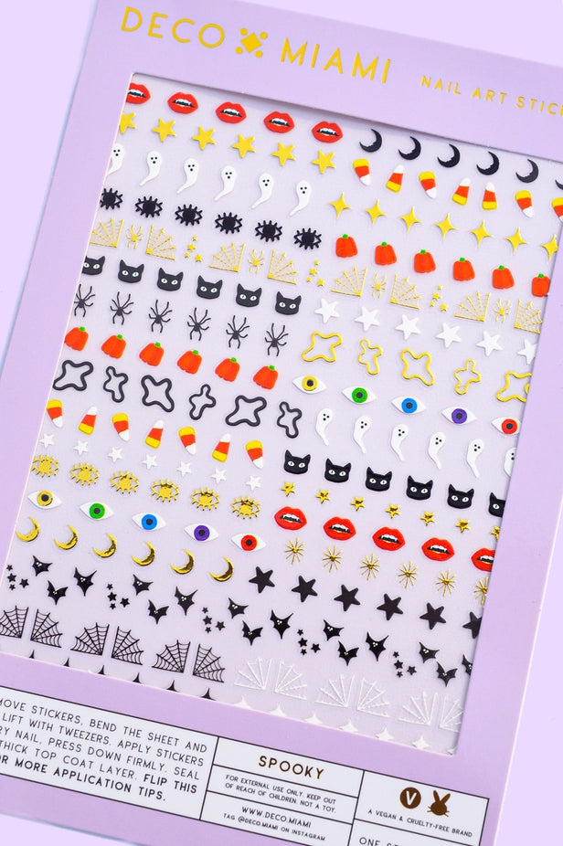 Nail Art Stickers, Spooky Halloween!