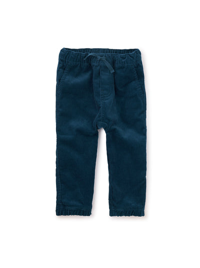 Corduroy Baby Pants in Bedford Blue