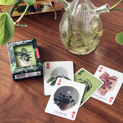 3-D Playing Cards: Plants