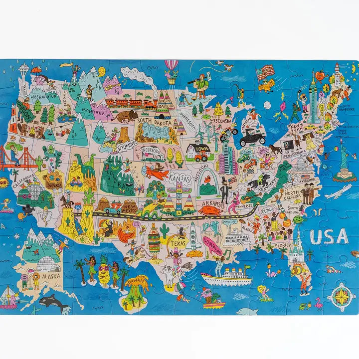 See the USA! 100 Piece Puzzle