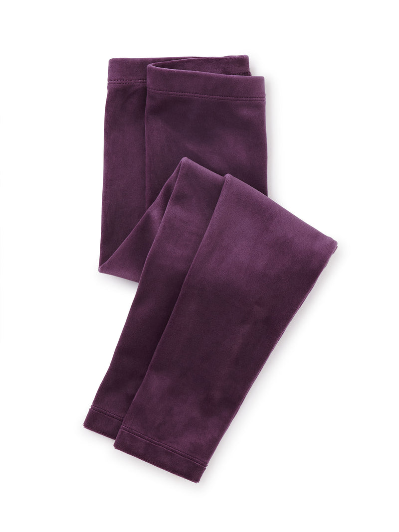 Velour Baby Leggings in Cosmic Berry