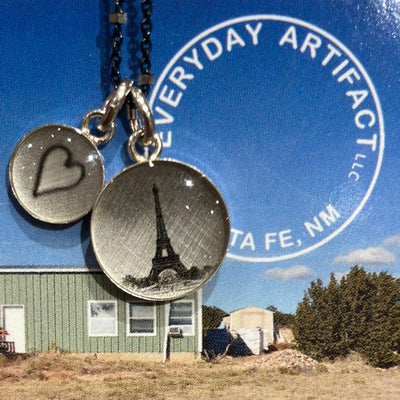 Everyday Artifacts Necklaces, Heart / Eiffel Tower