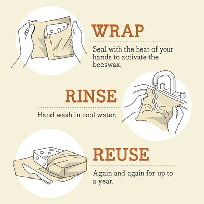 Bee's Wrap, Assorted 3 Pack - Honeycomb