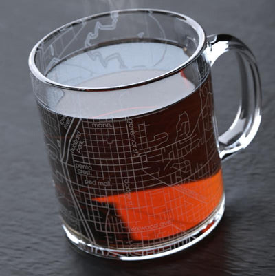 Iowa City Map Coffee Mug