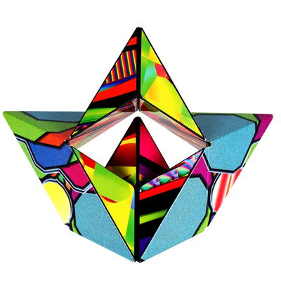 Shashibo: Magnetic Puzzle Artist Series - Artworx - Stained Glass By Gartel