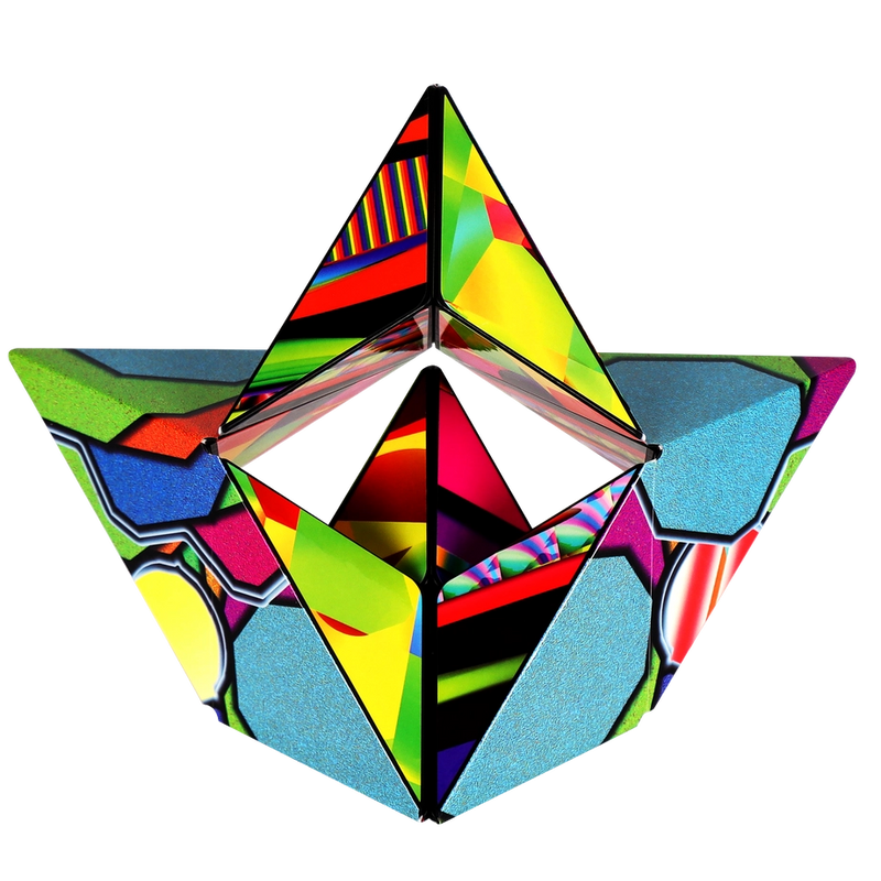Shashibo: Magnetic Puzzle Artist Series - Artworx - Stained Glass By Gartel