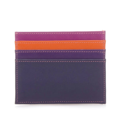 Double Sided Credit Card Holder in Sangria Multi