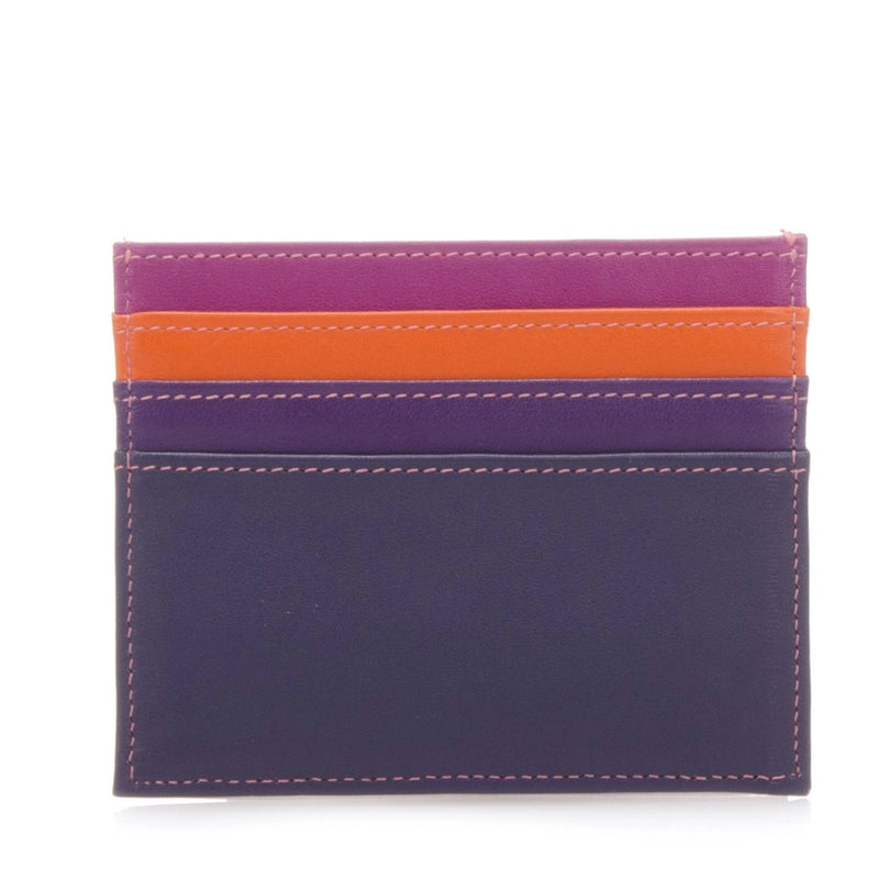 Double Sided Credit Card Holder in Sangria Multi