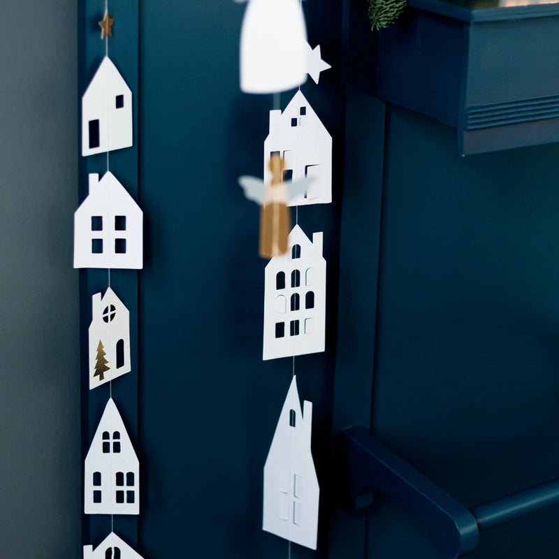 Village House - Paper Chain Decoration