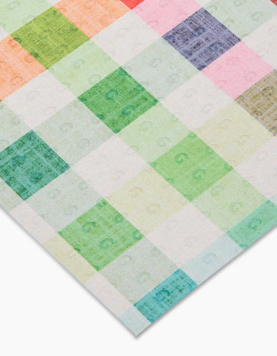 Woven Spring Plaid Not Paper Towel
