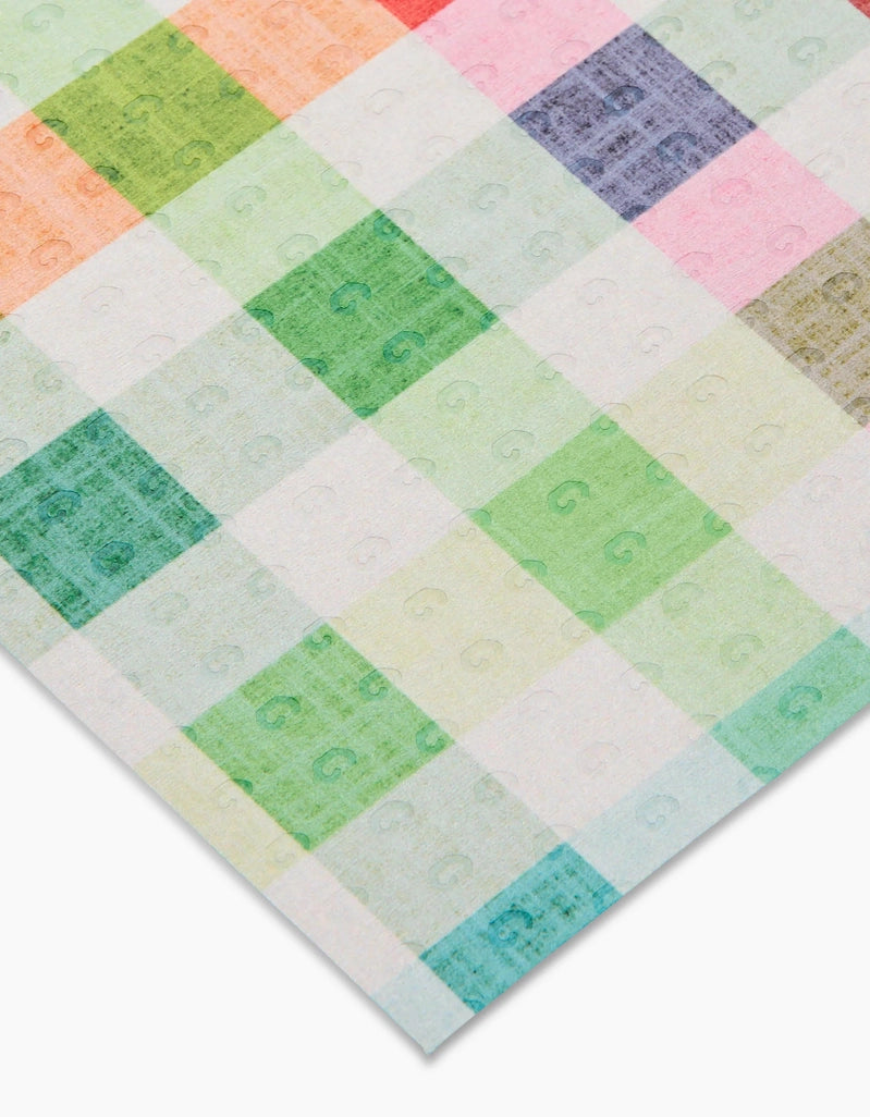 Woven Spring Plaid Not Paper Towel