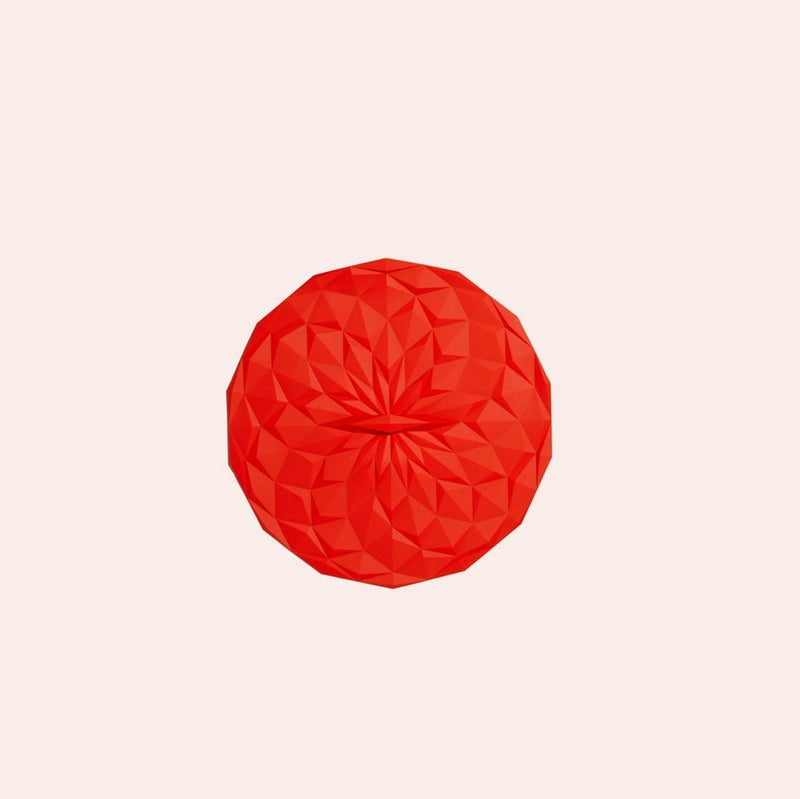 GIR, 10" Round Suction Lid in Red