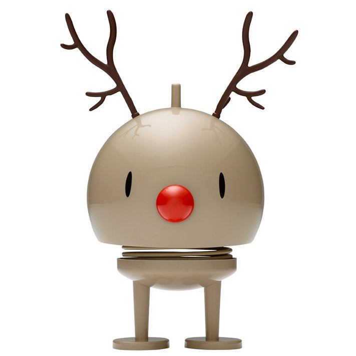 Hoptimist Medium Holiday Reindeer Bumble in Latte