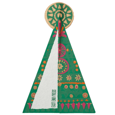 Patterned Tree Greeting Card