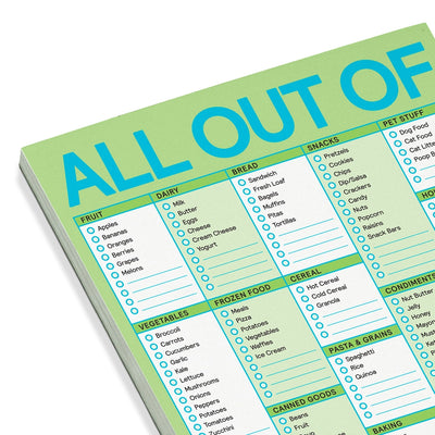 All Out Of Notepad with Magnet