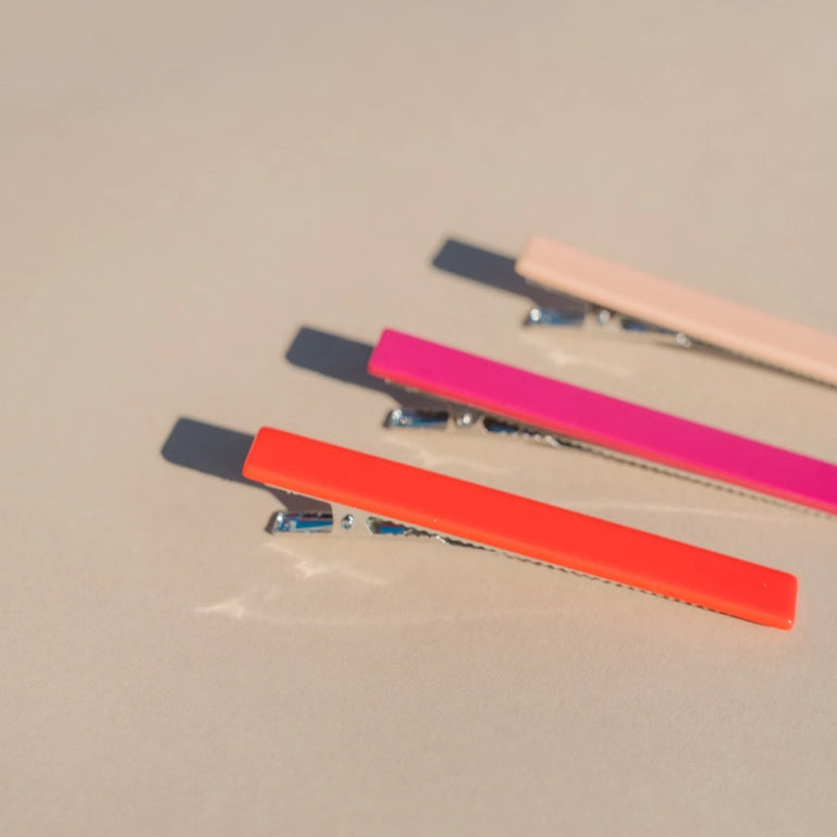 Nat + Noor, Evie Pink Tones Hair Clips