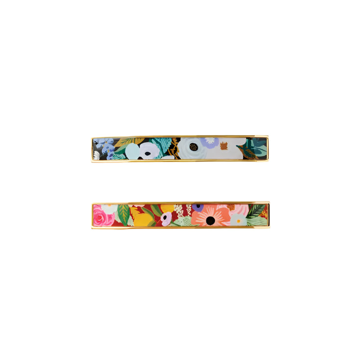 Garden Party Set of 2 Enamel Hair Clips