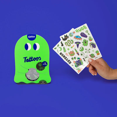 Kids Temporary Tattoos, Glow in the Dark