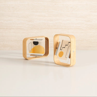 Bellwood Desk Frame in Natural Wood- 5x7