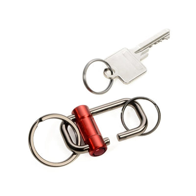 Troika 2-Way Quick Release Keychain in Red