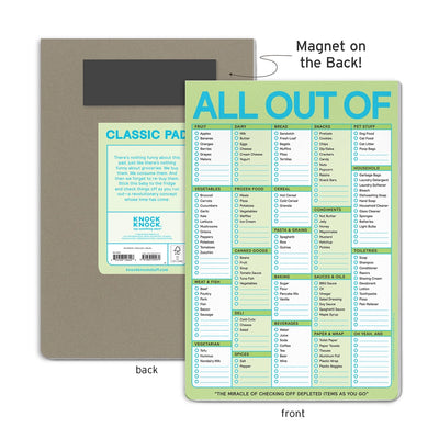 All Out Of Notepad with Magnet