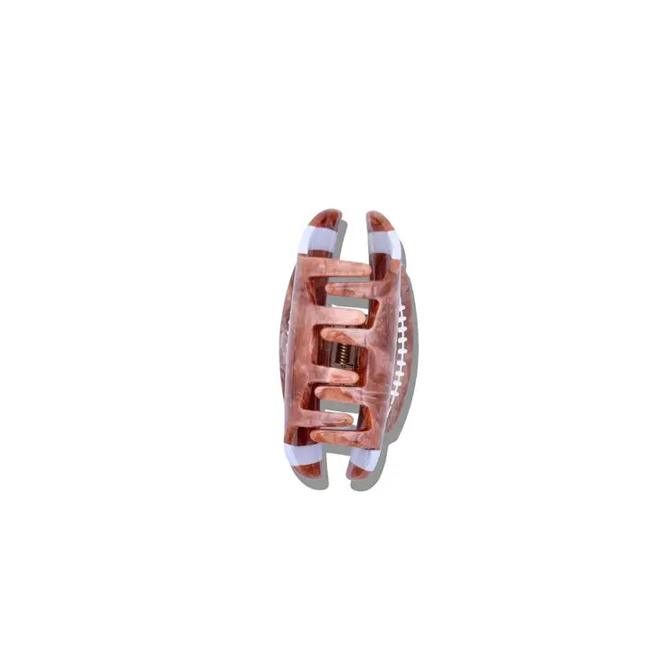 Hand-Painted Vintage Football Claw Clip