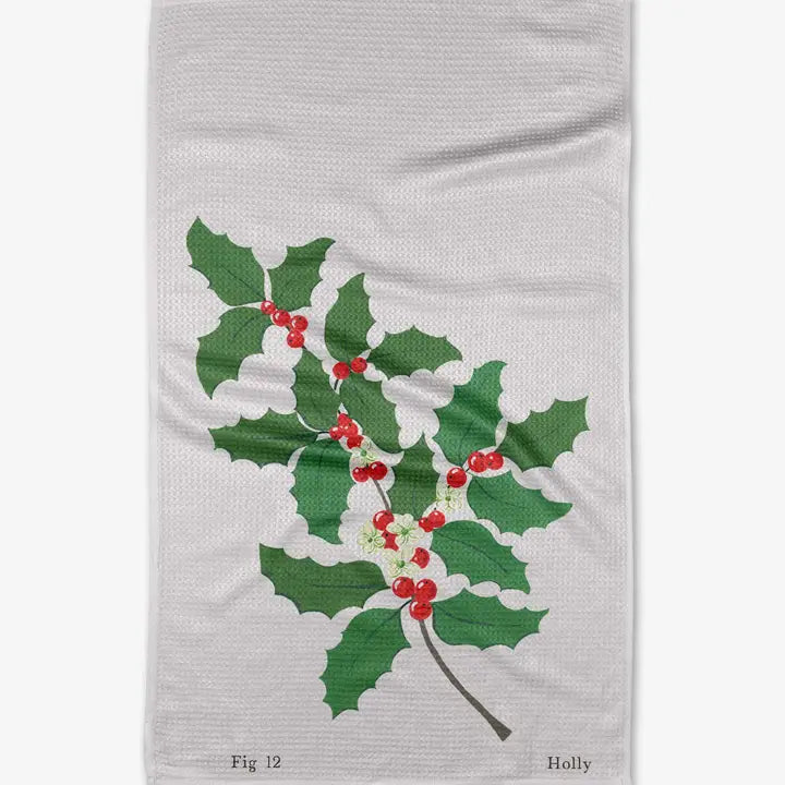 Holly Tea Towel
