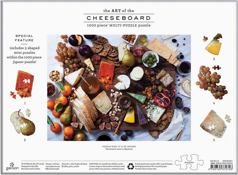 Art of the Cheeseboard 1000 Piece Puzzle