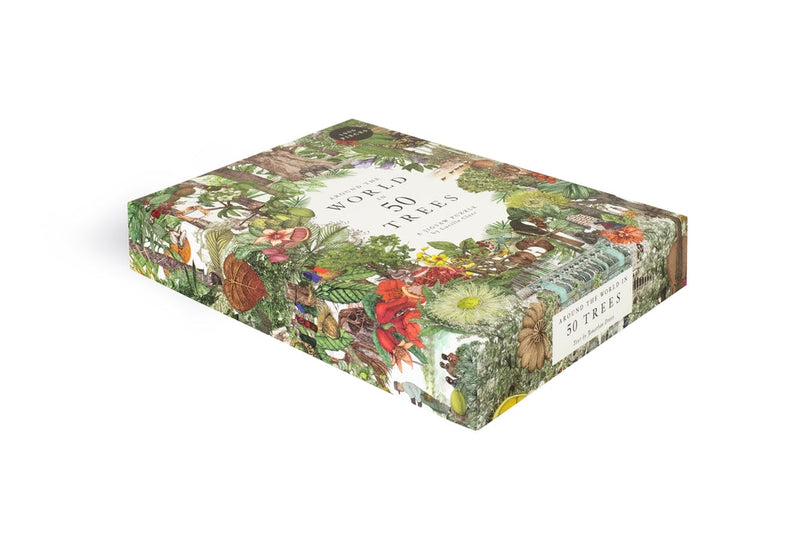 Around the World in 50 Trees, 1000-Piece Puzzle
