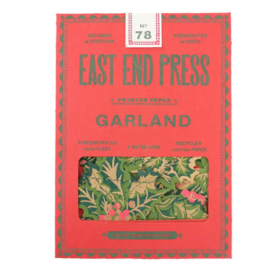 Holly and Ivy Sewn Garland