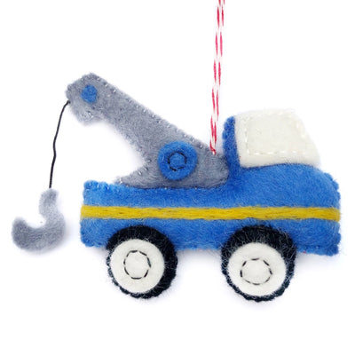 Vehicles Wool Christmas Ornament
