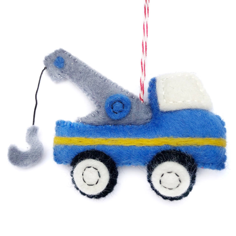 Vehicles Wool Christmas Ornament