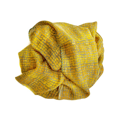 Wool Silk Stole, Broken Rectangle Design