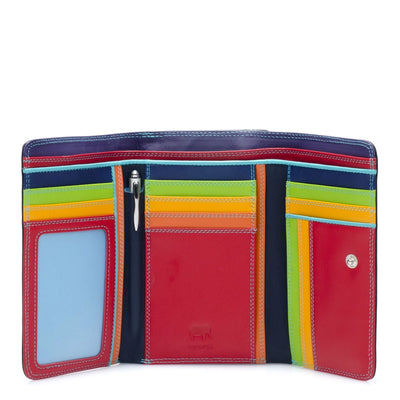 Large Tri-Fold Wallet in Black Pace
