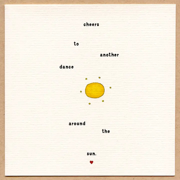 Dance Around the Sun Birthday Card