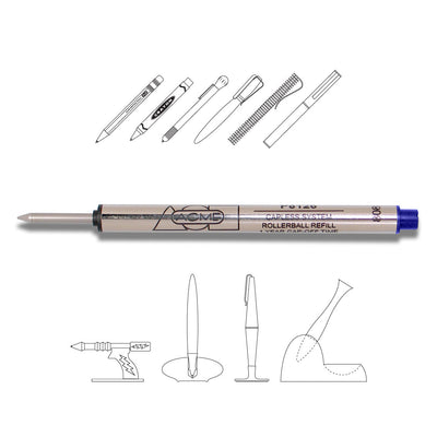 ACME Crayon, Retractable Rollerball Pens Refils