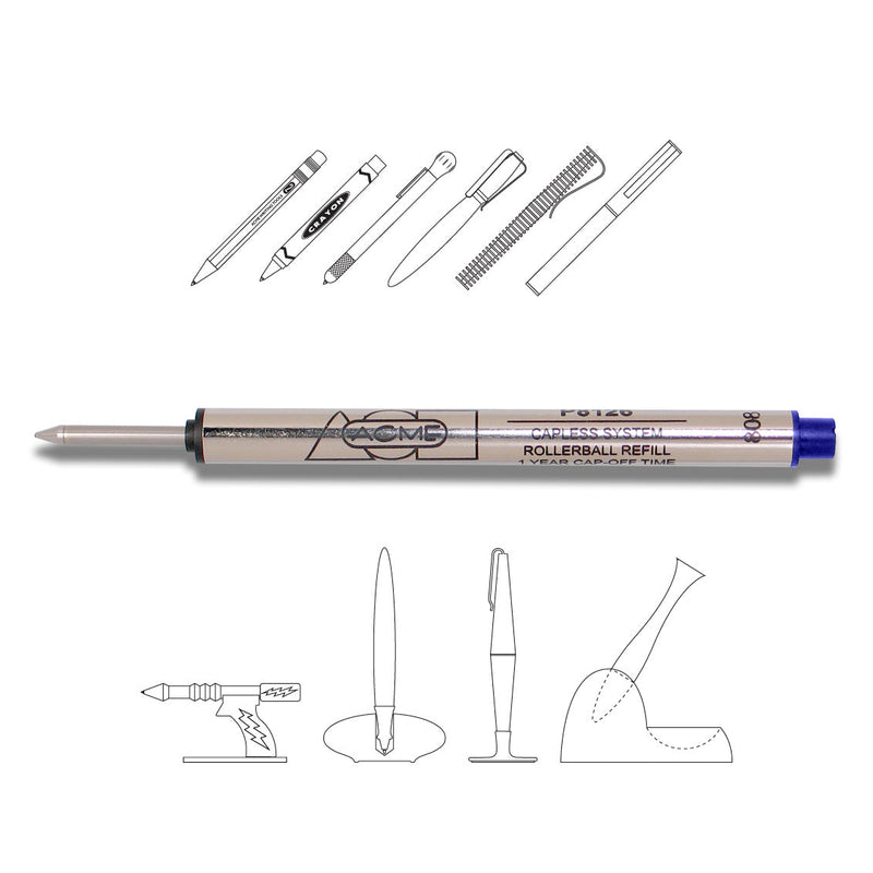 ACME Crayon, Retractable Rollerball Pens Refils