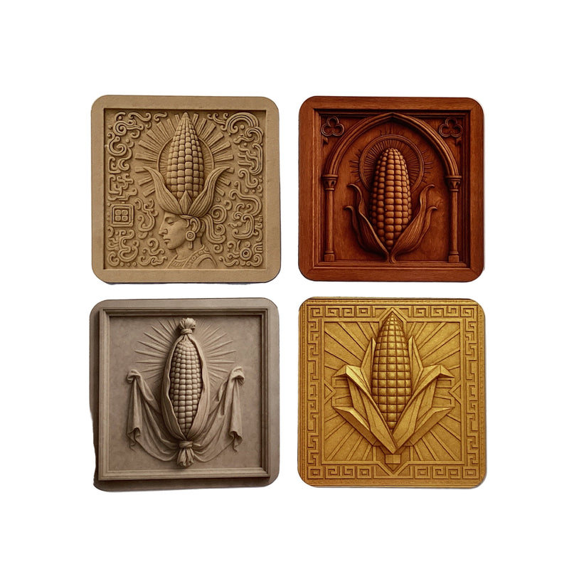 AKAR Designed: Corn Through the Ages Coasters
