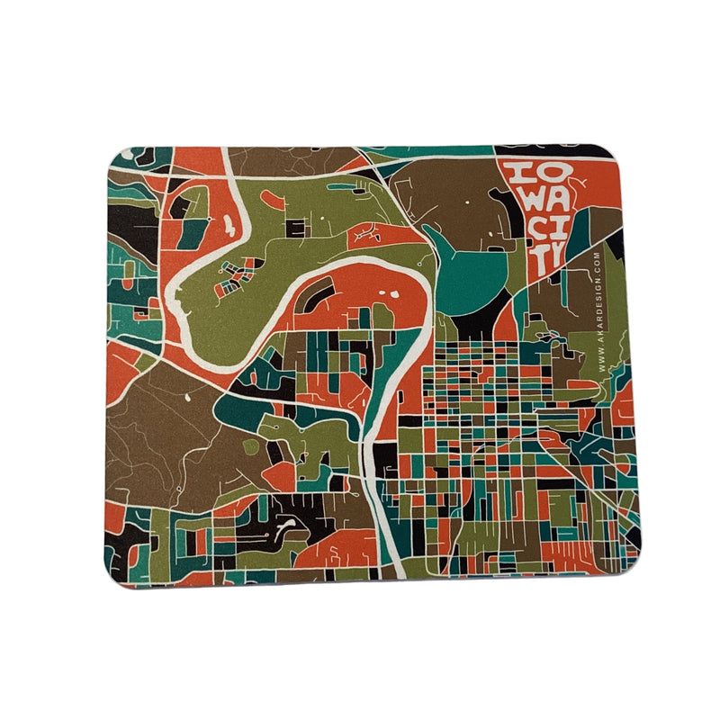 AKAR Designed: Iowa City Map Mouse Pad