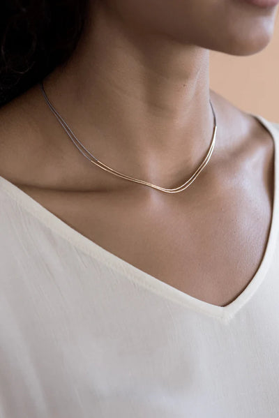 Andromeda Necklace in Moss