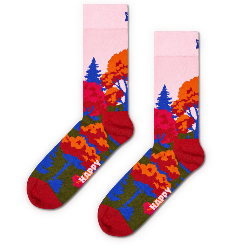 Autumn Sock in Pink